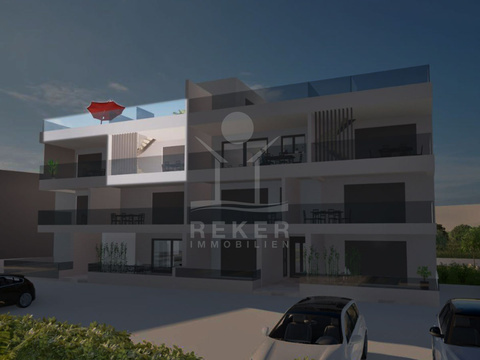 Penthousewohnung kaufen in Vodice, mit Stellplatz, 113,34 m² Wohnfläche, 3 Zimmer