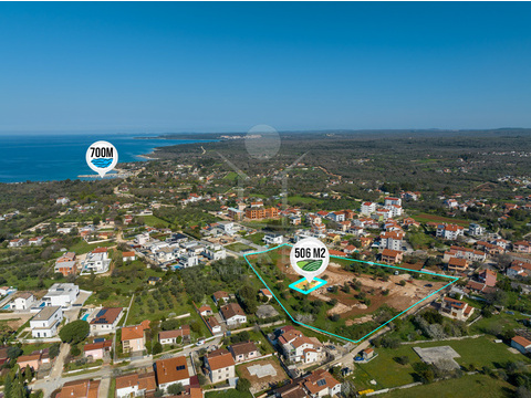 Wohngrundstück kaufen in Pula, 506 m² Grundstück