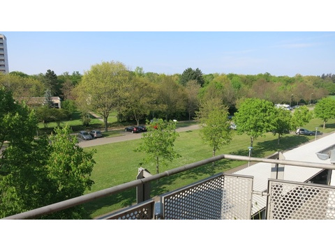 Die Aussicht vom Balkon