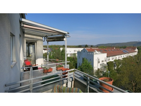 Aussicht vom Balkon