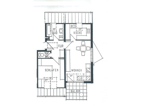Etagenwohnung kaufen in Windischleuba, mit Stellplatz, 55 m² Wohnfläche, 2 Zimmer