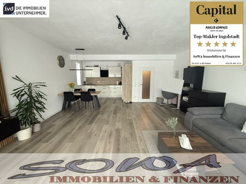 Erdgeschosswohnung kaufen in Neuburg, mit Garage, 83,9 m² Wohnfläche, 2 Zimmer