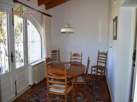 Esszimmer mit Balkon