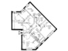 Dachgeschosswohnung kaufen in Borkwalde, 70,64 m² Wohnfläche, 3 Zimmer