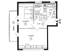 Dachgeschosswohnung kaufen in Borkwalde, mit Stellplatz, 65,46 m² Wohnfläche, 2 Zimmer
