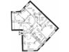 Dachgeschosswohnung mieten in Borkwalde, 70,19 m² Wohnfläche, 3 Zimmer