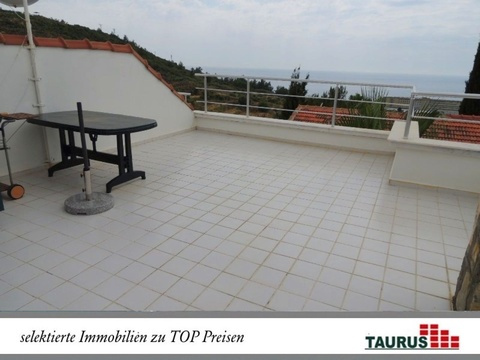 Alanya - Kargicak - Liebevoll gepflegte Doppelhaushälfte mit Meerblick und POOL