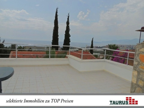 Alanya - Kargicak - Liebevoll gepflegte Doppelhaushälfte mit Meerblick und POOL