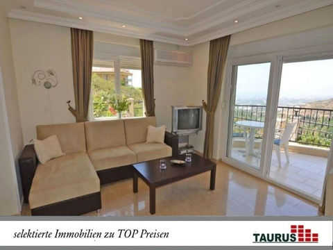 TAURUS Türkei Immobilien Villa mit traumhaftem Meerblick mit POOL