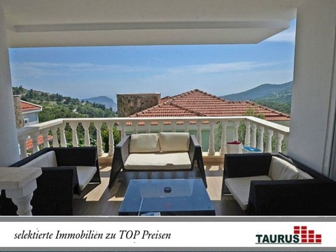 Taurus Türkei Immobilien Alanya - Bektas - Schnäppchen Preis !!! Möblierte Villa mit Zi., Meerblick...