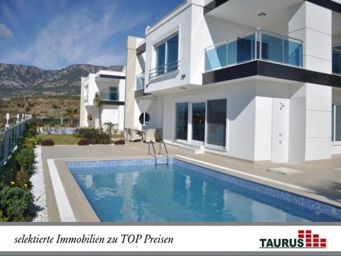 Alanya - Kargicak - Moderne DHH und freihstehende Villa mit Traumpanorama
