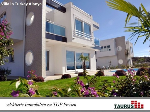 Alanya - Kargicak - Moderne DHH und freihstehende Villa mit Traumpanorama