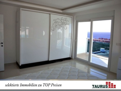 Alanya - Kargicak - Moderne DHH und freihstehende Villa mit Traumpanorama