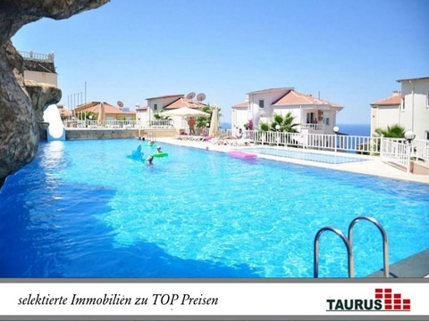 TAURUS Türkei Immobilien Alanya - Kargicak - Zi. Topvilla mit erstklassigem Panorama Pool