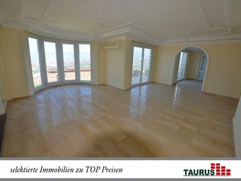 TAURUS Türkei Immobilien Alanya - Kargicak - Zi. Topvilla mit erstklassigem Panorama Pool
