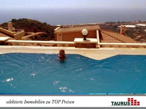 TAURUS Türkei Immobilien Alanya - Kargicak - Zi. Topvilla mit erstklassigem Panorama Pool