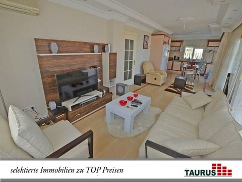 Taurus Türkei Immobilien Alanya - Tepe - Möblierte Zi. Top Villa mit Meerblick POOL