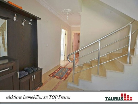 Taurus Türkei Immobilien Alanya - Tepe - Möblierte Zi. Top Villa mit Meerblick POOL