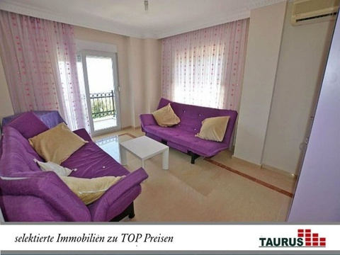 Taurus Türkei Immobilien Alanya - Tepe - Möblierte Zi. Top Villa mit Meerblick POOL
