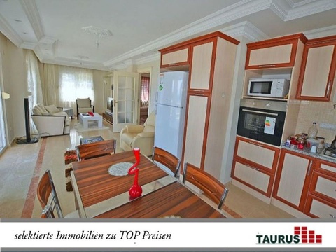 Taurus Türkei Immobilien Alanya - Tepe - Möblierte Zi. Top Villa mit Meerblick POOL
