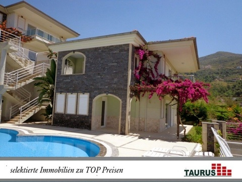 Alanya - Bektas Panorama Villa mit Zi., eingebettet in das Taurus Gebirge POOL
