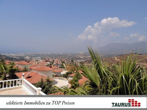 Alanya - Kargicak - Mediterrane Panoramavilla in Villen Residence Zi. Privatpool