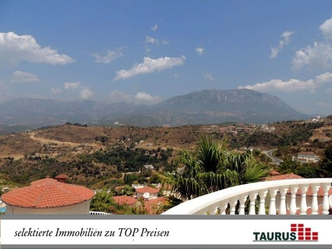Alanya - Kargicak - Mediterrane Panoramavilla in Villen Residence Zi. Privatpool