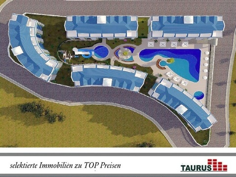 Luxus Residence mit verschiedenen Wohnungen in Alanya Kestel