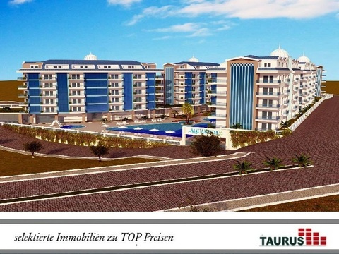 Luxus Residence mit verschiedenen Wohnungen in Alanya Kestel