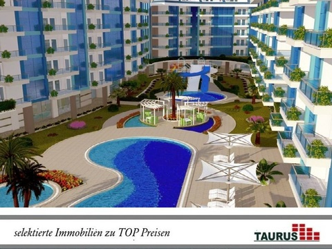 Luxus Residence mit verschiedenen Wohnungen in Alanya Kestel