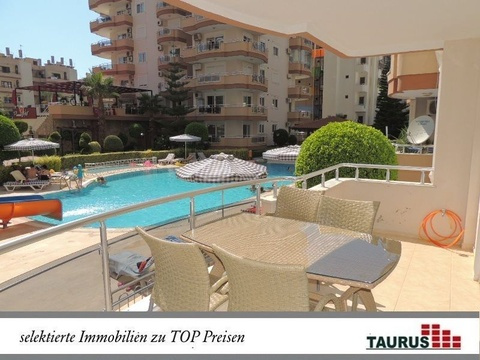 Vollmöblierte Zimmerwohnung in Alanya Mahmutlar