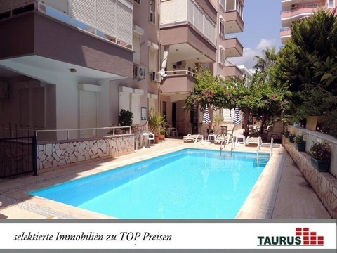 Preiswerte Zimmerwohnung in Alanya Mahmutlar