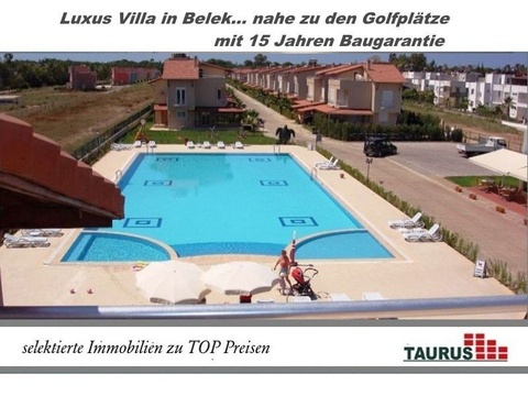 Moderne Villa - Haus in Nähe vom Golfplatz in Belek Türkei