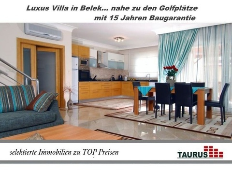 Moderne Villa - Haus in Nähe vom Golfplatz in Belek Türkei