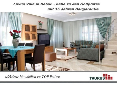 Moderne Villa - Haus in Nähe vom Golfplatz in Belek Türkei