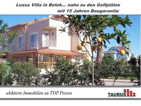 Moderne Villa - Haus in Nähe vom Golfplatz in Belek Türkei