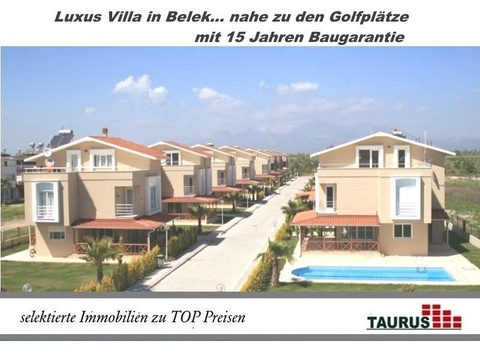 Moderne Villa - Haus in Nähe vom Golfplatz in Belek Türkei