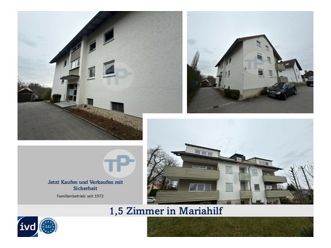 Wohnung kaufen in Passau, mit Stellplatz, 45 m² Wohnfläche, 1,5 Zimmer