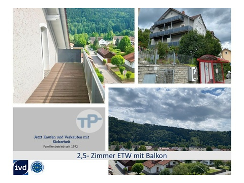 Wohnung kaufen in Obernzell, 55 m² Wohnfläche, 2,5 Zimmer