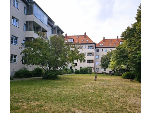 Grünes Berlin im Hinterhof