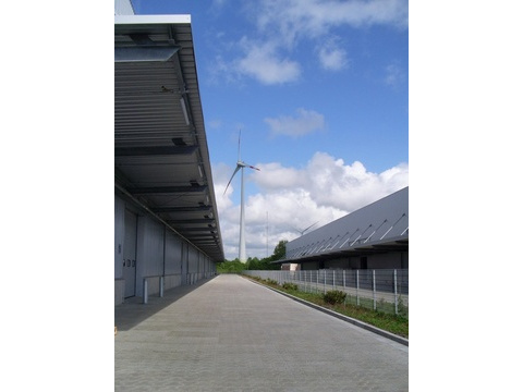 Beispiel Lagerhalle Seitenans
