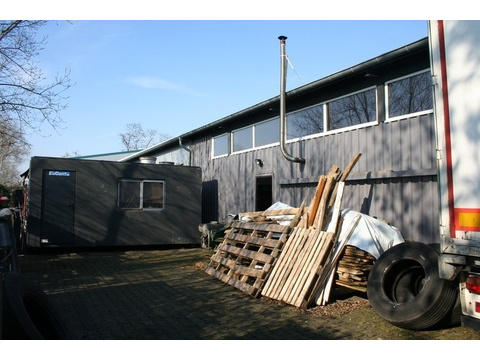Rückansicht Halle