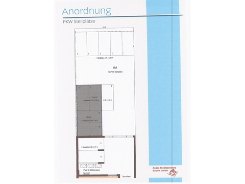 Lageplan Stellplätze im Hof
