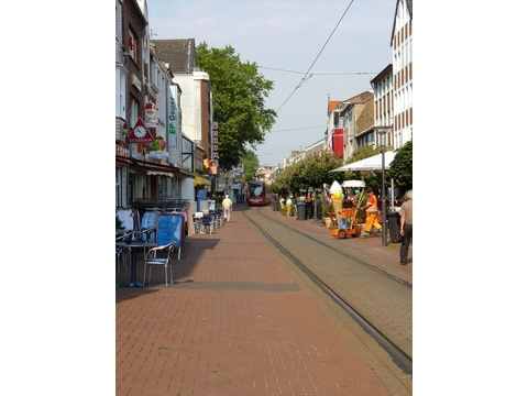 An der Fußgängerzone