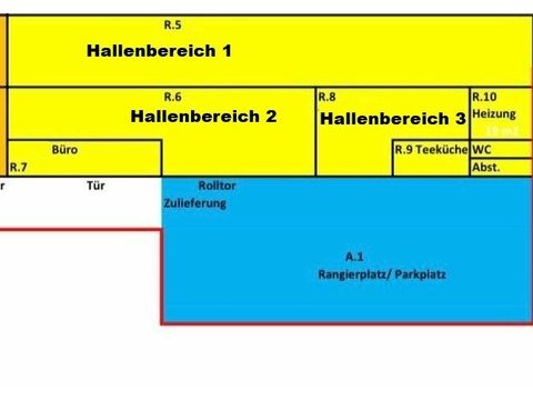 Halle mieten, pachten in Erkelenz, 900 m² Lagerfläche
