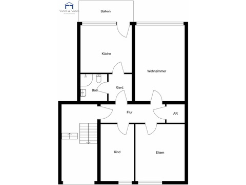 Etagenwohnung kaufen in Linnich, mit Stellplatz, 72 m² Wohnfläche, 3 Zimmer