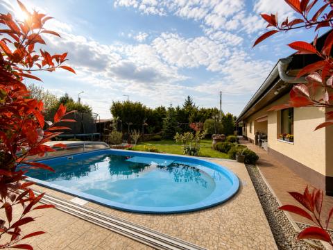 Einfamilienhaus kaufen in Győrzámoly, mit Garage, mit Stellplatz, 734 m² Grundstück, 155 m² Wohnfläche, 3 Zimmer