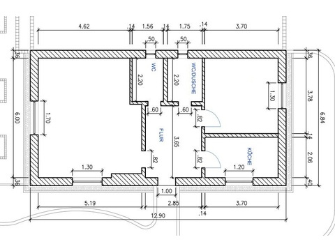 Haus mieten in Gera, 67,02 m² Wohnfläche, 2 Zimmer