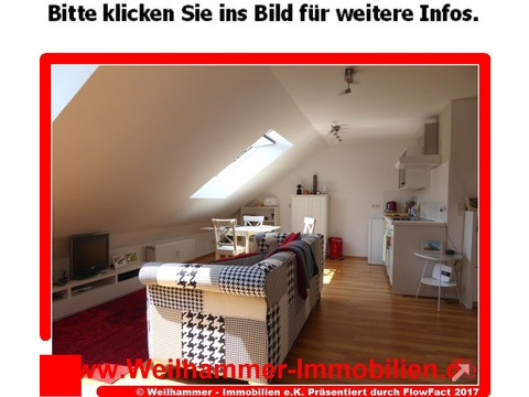 Dachgeschosswohnung mieten in Saarbrücken, 43 m² Wohnfläche, 1 Zimmer