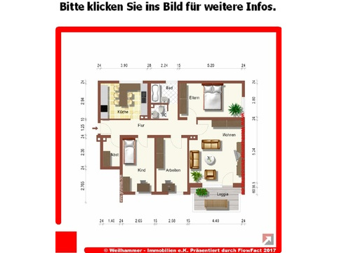 Wohnung kaufen in Sulzbach/Saar, 90 m² Wohnfläche, 4 Zimmer